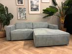 Hippe Lichtgrijze Hoekbank | Premium stof (NIEUW + GARANTIE), Huis en Inrichting, Banken | Bankstellen, Bank Bankstel Sofa Zithoek Lounge Longchair Ottomane Zit Zetel