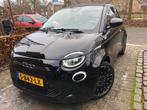 Fiat 500e 42KWh Bocelli uitvoering in nieuwstaat, Auto's, Fiat, 50 €/maand, Cabriolet, 4 stoelen, Zwart