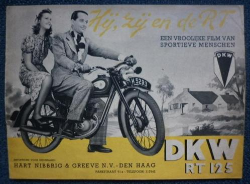 DKW RT125 brochure vooroorlogs motor (dkw11z), Motoren, Handleidingen en Instructieboekjes, Overige merken, Ophalen of Verzenden
