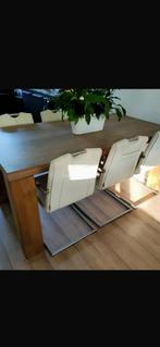 Massief eiken tafel, Huis en Inrichting, Complete inboedels, Ophalen