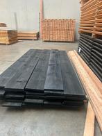 Partij zwarte grenen plank 2x20x200 cm 46 stuks, Tuin en Terras, Ophalen of Verzenden, Nieuw, 250 cm of meer, Planken