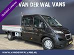 Peugeot Boxer 2.2 Blue HDi 140 pk Pick up 7 Persoons Dubbele, Auto's, Stof, Gebruikt, Euro 6, 4 cilinders