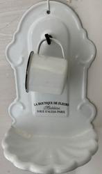 Emaille zeephouder met drinkbeker, Ophalen of Verzenden