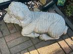 Betonnen Schaap Tuinbeeld, Tuin en Terras, Tuinbeelden, Ophalen of Verzenden, Gebruikt, Beton, Dierenbeeld