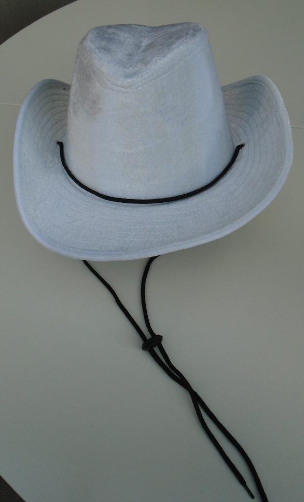HOED COWBOYHOED WIT GOEDE KWALITEIT NIEUW, Kleding | Dames, Hoeden en Petten, Nieuw, Hoed, 56 of 57 cm (M, 7 of 7⅛ inch), Ophalen of Verzenden