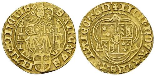 St Maartens goud gulden (1467-1478) Bisdom Utrecht, David, Postzegels en Munten, Munten | Nederland, Losse munt, Overige waardes