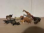 Schleich safari dieren bundel, Ophalen of Verzenden, Zo goed als nieuw, Paard, Beeldje of Figuurtje