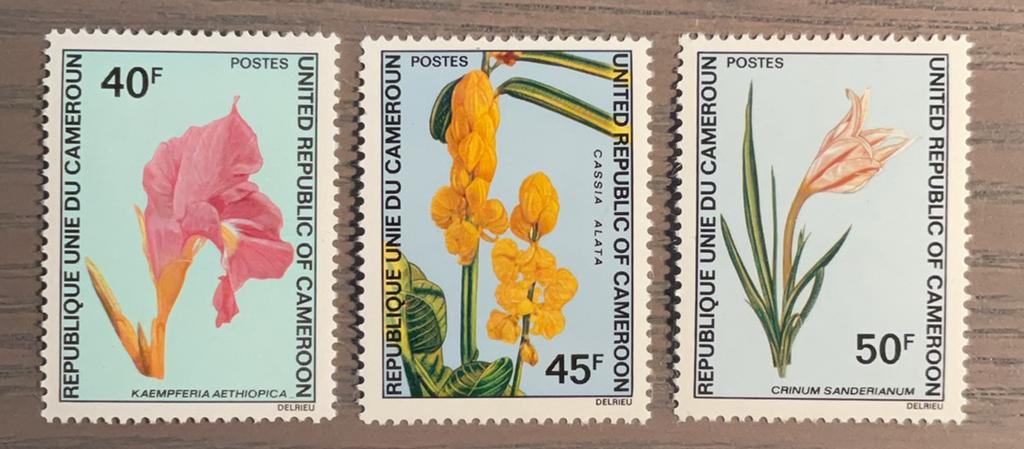 Kameroen - bloemen en planten, Ophalen of Verzenden, Overige landen, Postfris