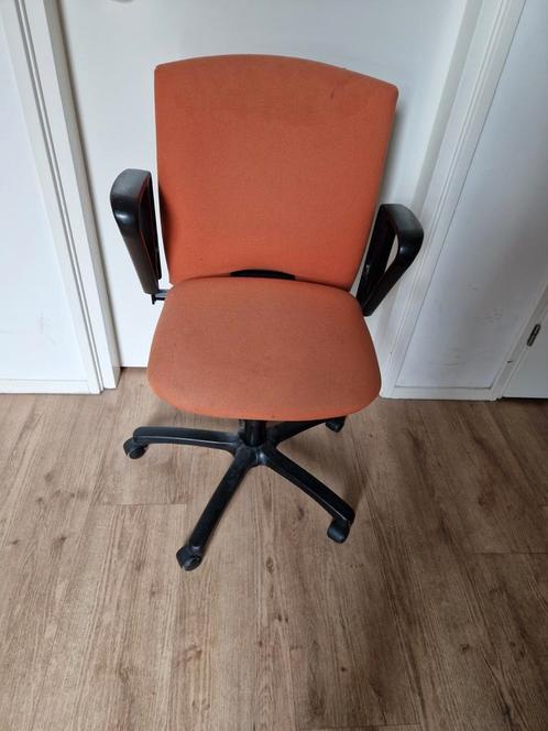 Comforto Luxe Bureaustoel, Huis en Inrichting, Bureaustoelen, Gebruikt, Bureaustoel, Oranje, Ergonomisch, Ophalen
