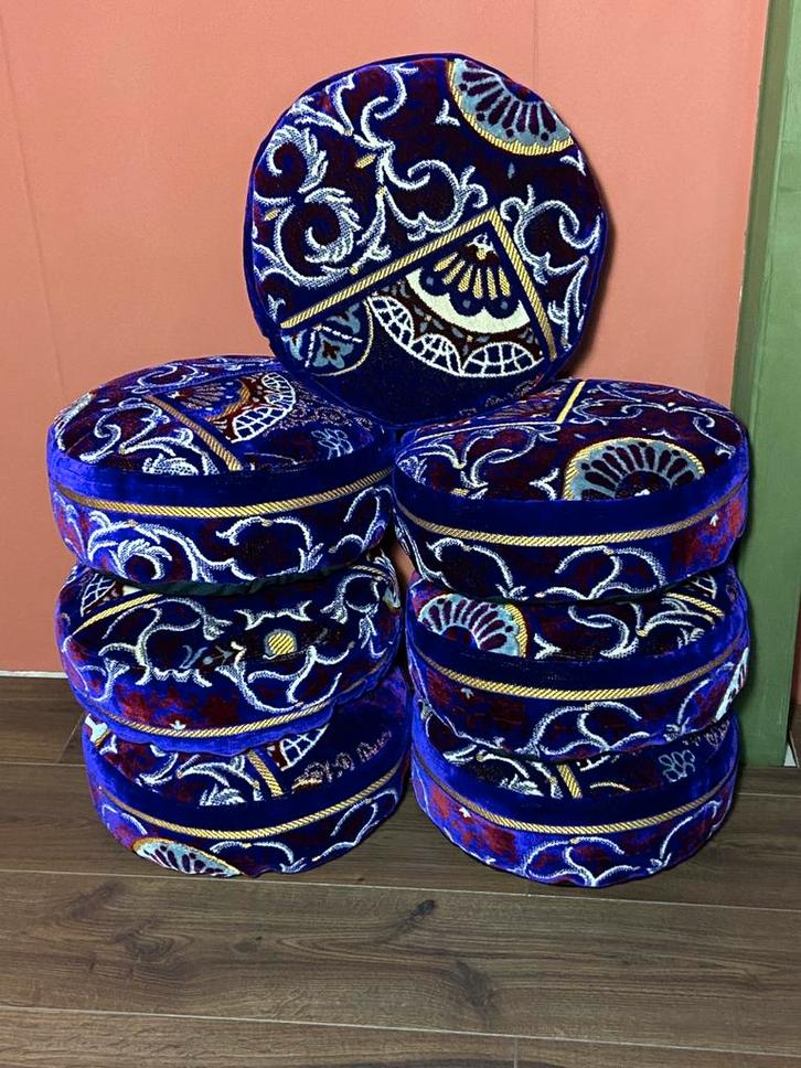 Vloerkussens / Meditatie Poef / Incl verzenden, Huis en Inrichting, Woonaccessoires | Kussens, Nieuw, Paars, Rond, Ophalen of Verzenden