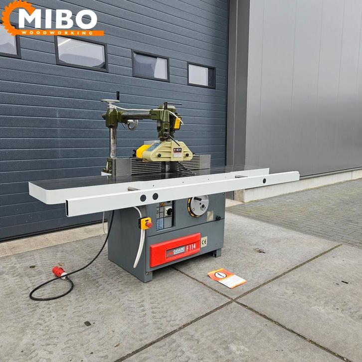 CASADEI Tafelfrees freesmachine plus aigner ** freestafel, Doe-het-zelf en Verbouw, Gereedschap | Freesmachines, Zo goed als nieuw