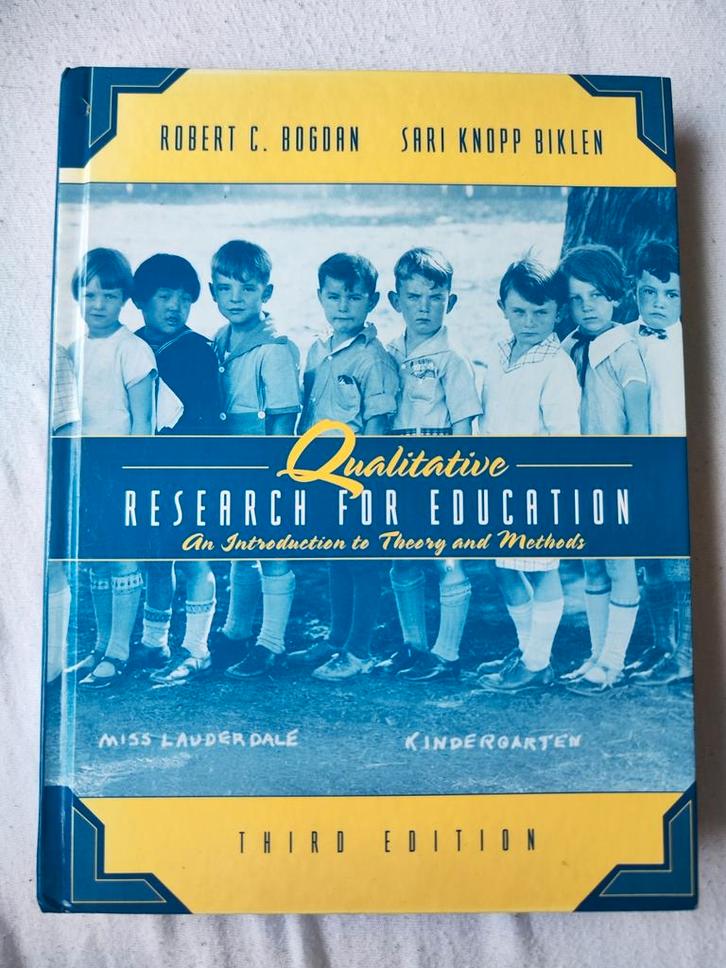 “Qualitative Research for Education - Robert C. Bogdan, Boeken, Zwangerschap en Opvoeding, Zo goed als nieuw, Ophalen of Verzenden