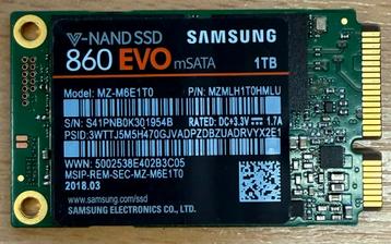 Samsung 860 EVO mSATA 1TB beschikbaar voor biedingen