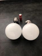 IKEA bollamp 2 stuks, Huis en Inrichting, Ophalen of Verzenden, Zo goed als nieuw, Glas