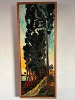 Olieverf schilderij op doek “ Dujkhuisje”, Ophalen of Verzenden