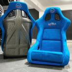 NRG Prisma Ultra Alcantara Blauw Kuipstoel Sportstoel, Auto diversen, Ophalen of Verzenden