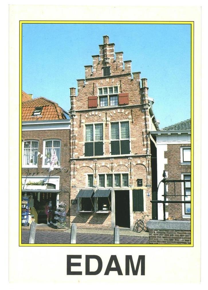 980693	Edam	NH	_Gelopen met mooie zegel	Suske en Wiske, Verzamelen, Ansichtkaarten | Nederland, Gelopen, Noord-Holland, 1960 tot 1980