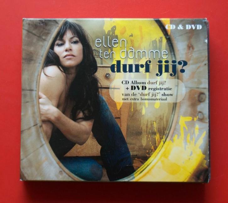 cd + dvd Ellen ten Damme Durf jij? uit 2010 dvd live Carre, Cd's en Dvd's, Cd's | Nederlandstalig, Gebruikt, Overige genres, Ophalen of Verzenden