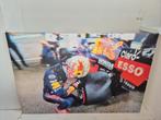 max verstappen world champion 2021 rb16b op canvas 4 stuks, Ophalen