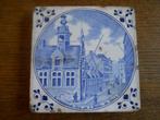 Antieke tegel /onderzetter, Antiek en Kunst, Antiek | Wandborden en Tegels, Ophalen of Verzenden