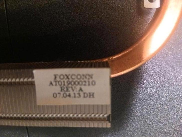COMPLETE SET Ventilator  Koellichaam Toshiba Satellite A200, Computers en Software, Computerkoelers, Gebruikt, Luchtkoeling, Ophalen of Verzenden
