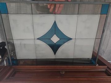 Te koop 3 glas in lood raampjes beschikbaar voor biedingen