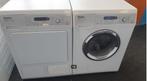 Setje wasmachine + warmtepompdroger 8kg, Gebruikt, 1200 tot 1600 toeren, Wolwasprogramma, 8 tot 10 kg