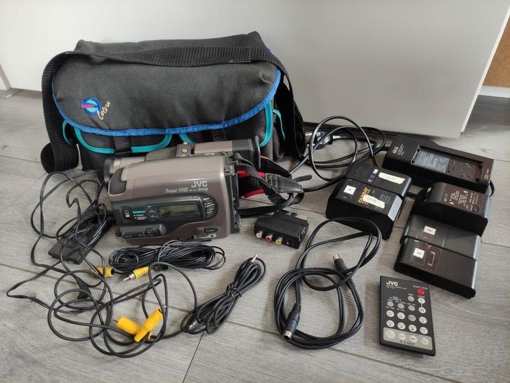 JVC Super VHS GR-SX1 camera met tas en accessoires, Audio, Tv en Foto, Videocamera's Digitaal, Ophalen of Verzenden