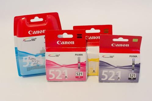 Canon 521 original cartridges inkt, Computers en Software, Printerbenodigdheden, Nieuw, Cartridge, Ophalen of Verzenden