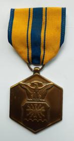 Medaille US Air Force Commendation medal for military merit, Verzamelen, Ophalen of Verzenden, Luchtmacht, Amerika, Lintje, Medaille of Wings