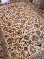 Vintage handgeknoopt perzisch tapijt kashan 386x262, Info@SlatsAntiek.nl, Perzisch, 200 cm of meer, Ophalen of Verzenden
