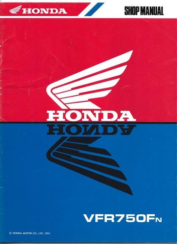 Honda VFR750 Fn addendum shop manual (3683z) beschikbaar voor biedingen