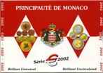 BU set Monaco 2002 Blister -1 cent t/m 2 euro, Postzegels en Munten, Munten | Europa | Euromunten, Verzenden, Monaco, Overige waardes