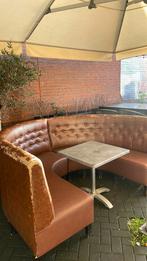 1 Leren horeca eetbanken, gratis af te halen, Ophalen, Gebruikt, Leer