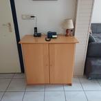 Lichteiken kleine kast - 89,5cm breed, Ophalen, Gebruikt, Eikenhout, 50 tot 100 cm