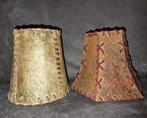Twee unieke lampenkapjes, Gebruikt, Rustiek, Rond, Ophalen of Verzenden
