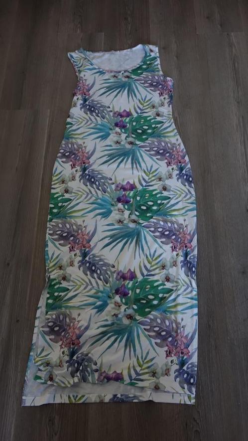 Maicazz zomerjurk maat M – tropisch motief, in goede staat, Kleding | Dames, Jurken, Zo goed als nieuw, Maat 38/40 (M), Overige kleuren