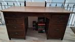 Antiek eiken bureau veel opbergruimte ZSM WEG ajb, Huis en Inrichting, Bureaus, Ophalen, Gebruikt, Bureau