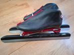 Klapschaatsen: Groothuisschoen 37 en Evo ijzers, Klapschaats, Overige typen, Zo goed als nieuw, Ophalen