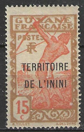 Frans-Inini 1932/1938 - Yvert 6 - Territoire de l'Inini (ZG) beschikbaar voor biedingen