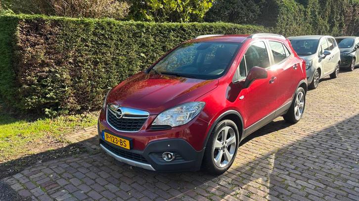 Rode Opel Mokka 1.4 T Cosmo automaat, Auto's, Opel, Particulier, Mokka, Benzine, E, SUV of Terreinwagen, Automaat, Geïmporteerd