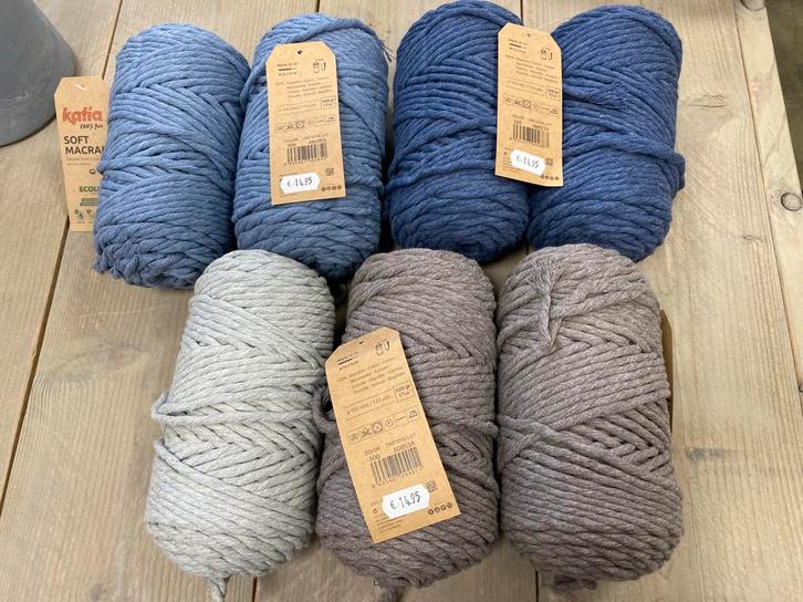 OPRUIMING KATIA  Soft Macrame, Hobby en Vrije tijd, Breien en Haken, Nieuw, Breien of Haken, Wol of Garen, Ophalen of Verzenden