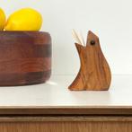 vintage houten HOUDER cocktailprikkers tandenstokers kikker, Huis en Inrichting, Ophalen of Verzenden, Gebruikt