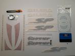 Oem gelijke stickerset Gilera Runner zilver/rood, Ophalen of Verzenden