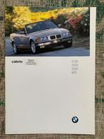 Nederlandse folder brochure BMW 3-serie cabriolet E36 1996, Boeken, Ophalen of Verzenden, Zo goed als nieuw, BMW, BMW