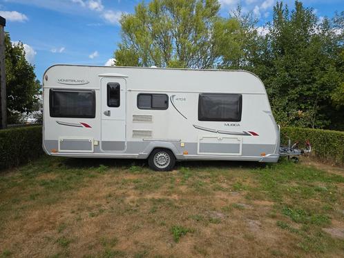 LMC musica 470e enkele lengte bedden, Caravans en Kamperen, Caravans, Particulier, tot en met 4, 1000 - 1250 kg, Treinzit, LMC en Münsterland