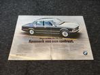 Reclame Poster (A3) BMW E23/ 7-Serie / 728/730/733 (1979), Verzenden, Gebruikt, Auto's