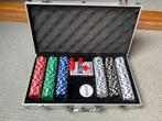 Pokerset aluminium koffer, Hobby en Vrije tijd, Gezelschapsspellen | Kaartspellen, Ophalen of Verzenden, Zo goed als nieuw