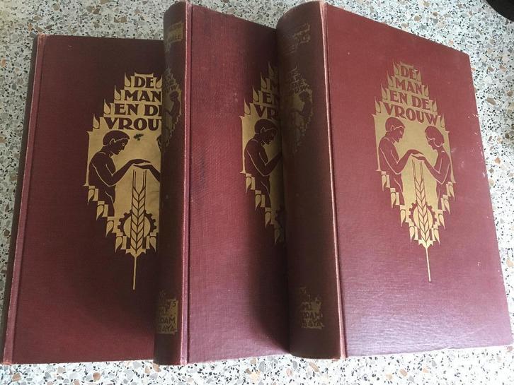 De man en de Vrouw Uitgave van Goudsmit deel I II enIII 1925, Verzamelen, Overige Verzamelen, Gebruikt, Ophalen