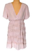 REPEAT jurkje, bohemian jurk, oud roze, Mt. L, Repeat, Maat 42/44 (L), Roze, Zo goed als nieuw